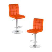 Набор 2 шт Стул барный DOBRIN KRUGER, оранжевый