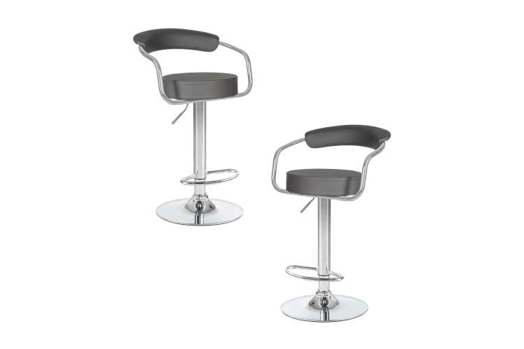 Набор 2 шт Стул барный DOBRIN MARTA, серый