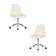 Набор 2 шт Офисное кресло для персонала DOBRIN MONTY, кремовый