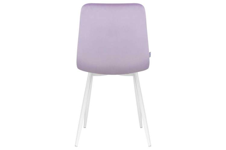Стул обеденный DOBRIN ALEX, белые ножки, фиолетовый велюр (V108-49)-4