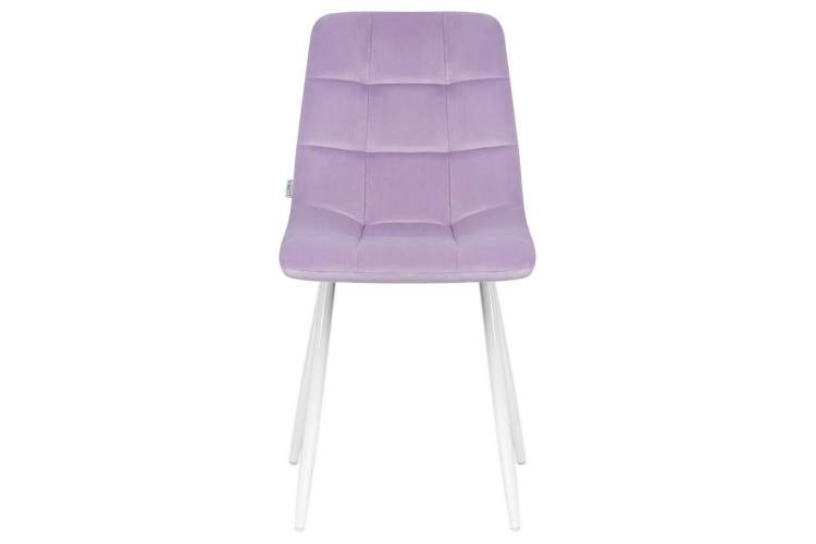 Стул обеденный DOBRIN ALEX, белые ножки, фиолетовый велюр (V108-49)-5