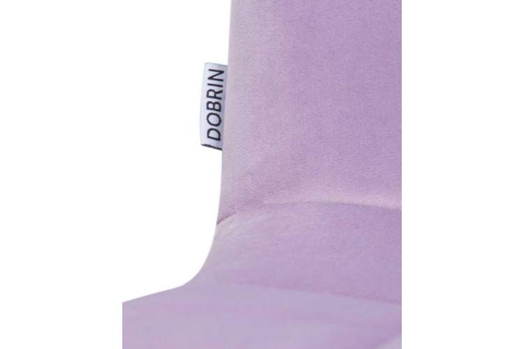 Стул обеденный DOBRIN ALEX, белые ножки, фиолетовый велюр (V108-49)-8