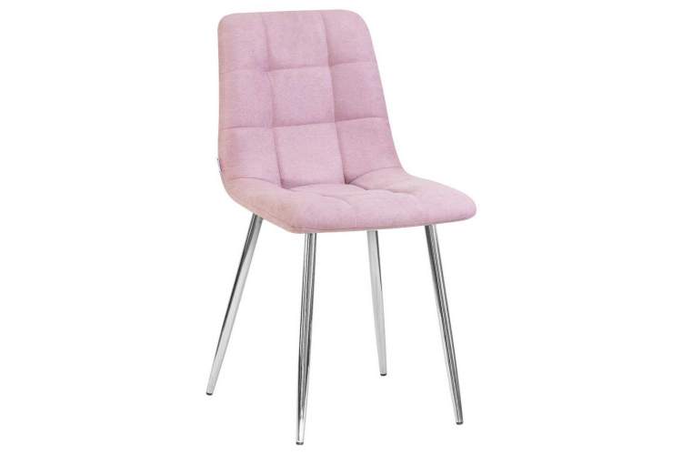 Стул обеденный DOBRIN ALEX, хром ножки, сиреневая ткань (UF860-04B)