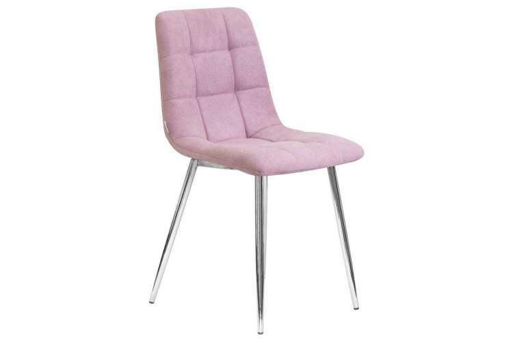 Стул обеденный DOBRIN ALEX, хром ножки, сиреневая ткань (UF860-04B)-1