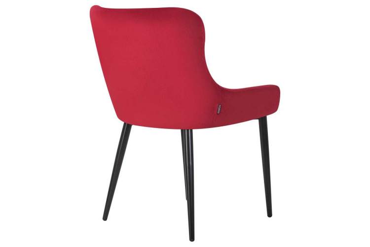 Стул обеденный DOBRIN RICHARD, черные матовые ножки, бордовый велюр (V108-85)-3