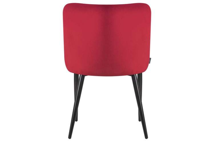 Стул обеденный DOBRIN RICHARD, черные матовые ножки, бордовый велюр (V108-85)-4