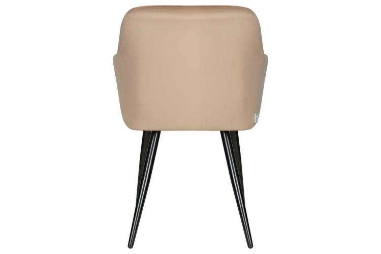 Стул обеденный DOBRIN ROBERT, черные матовые ножки, велюр V108-104 Мокко-4