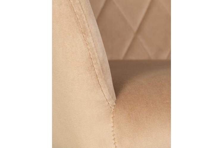 Стул обеденный DOBRIN ROBERT, черные матовые ножки, велюр V108-104 Мокко-6