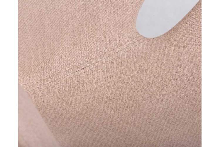 Кресло дизайнерское DOBRIN SWAN, бежевая ткань IF1, алюминиевое основание-9