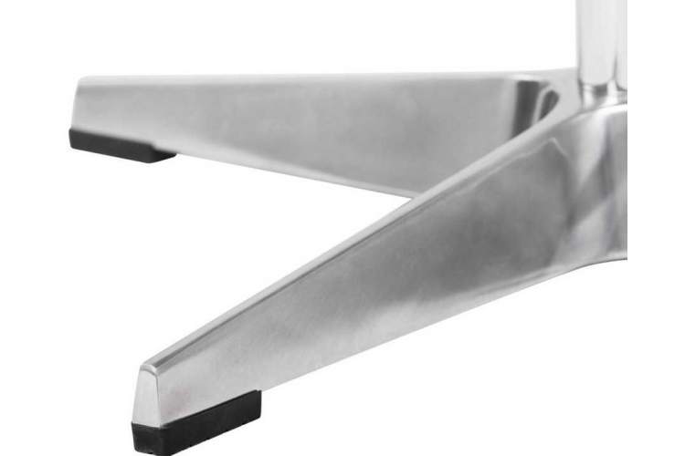 Кресло дизайнерское DOBRIN SWAN, бежевая ткань IF1, алюминиевое основание-11