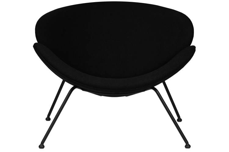 Набор 2 шт Кресло дизайнерское DOBRIN EMILY, черный ткань AF9, черное основание-6