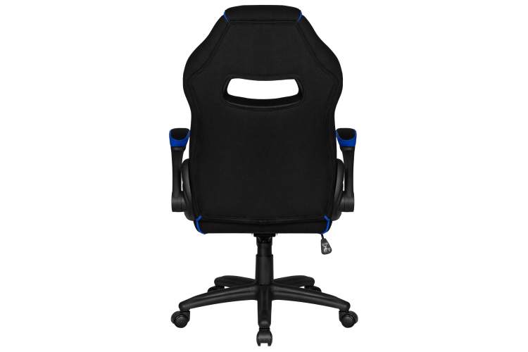 Кресло игровое DOBRIN RICK, черно-синяя ткань-4