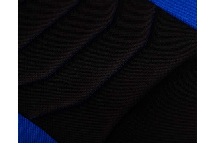 Кресло игровое DOBRIN RICK, черно-синяя ткань-6