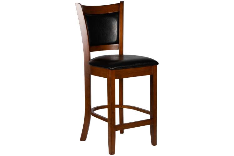 Набор 2 шт Стул полубарный DOBRIN GARRY COUNTER, шоколад, черный-11