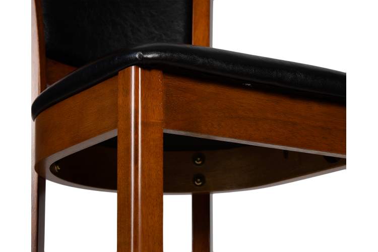 Набор 2 шт Стул полубарный DOBRIN GARRY COUNTER, шоколад, черный-9