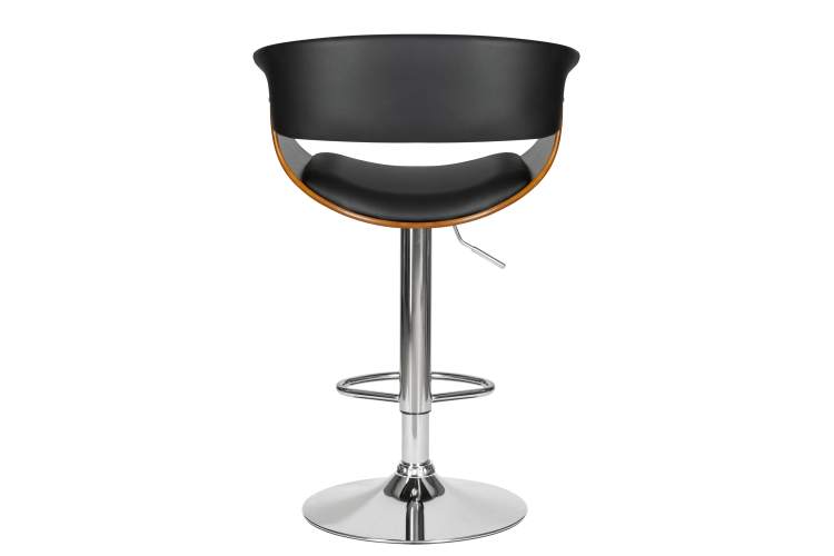 Набор 2 шт Стул барный DOBRIN OSTIN, цвет черный PU ABA 001-5