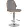 Набор 2 шт Стул барный DOBRIN PETER, серая ткань AAA 001