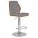 Набор 2 шт Стул барный DOBRIN PETER, серая ткань AAA 001
