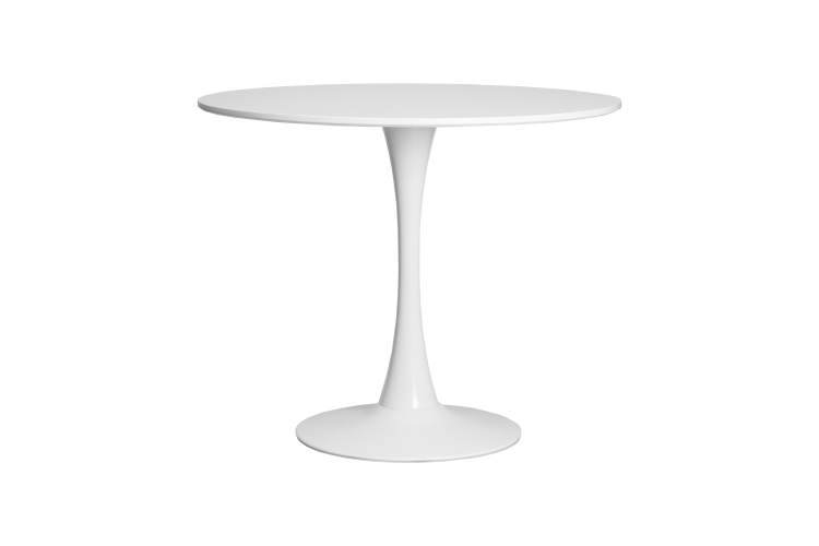 Стол обеденный MIA, белая столешница, белое основание