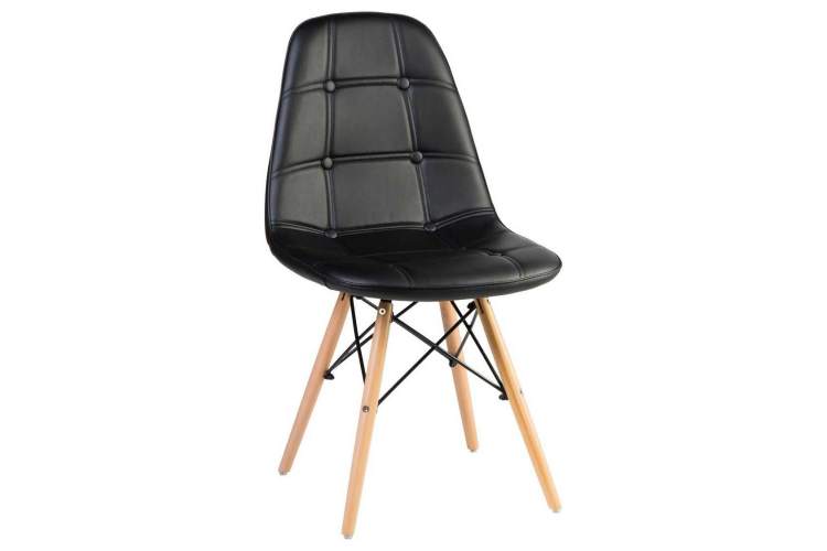 Стул обеденный DOBRIN BENNET, ножки светлый бук, чёрный