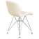 Набор 4 шт Стул обеденный DOBRIN BUTTERFLY CHROME, ножки хром, цвет кремовый