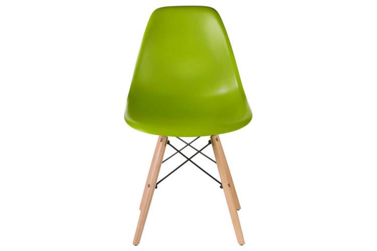 Стул обеденный LMZL-PP623, ножки светлый бук, цвет сиденья салатовый-5