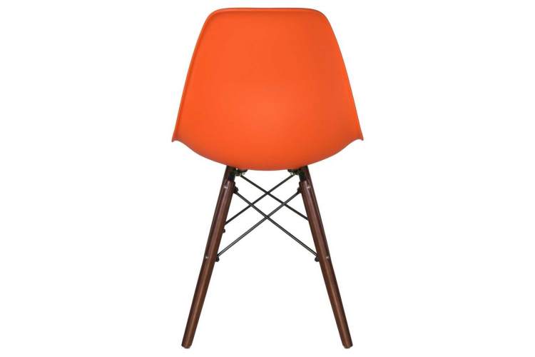 Стул обеденный LMZL-PP623, ножки тёмный бук, цвет сиденья оранжевый-4
