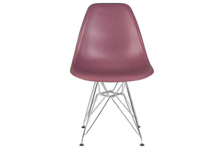 Набор 4 шт Стул обеденный DOBRIN DSR, ножки хром, цвет пыльная роза (NX-P-11)-6