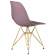 Набор 4 шт Стул обеденный DOBRIN DSR, ножки золотые, цвет сиреневый (P-04)