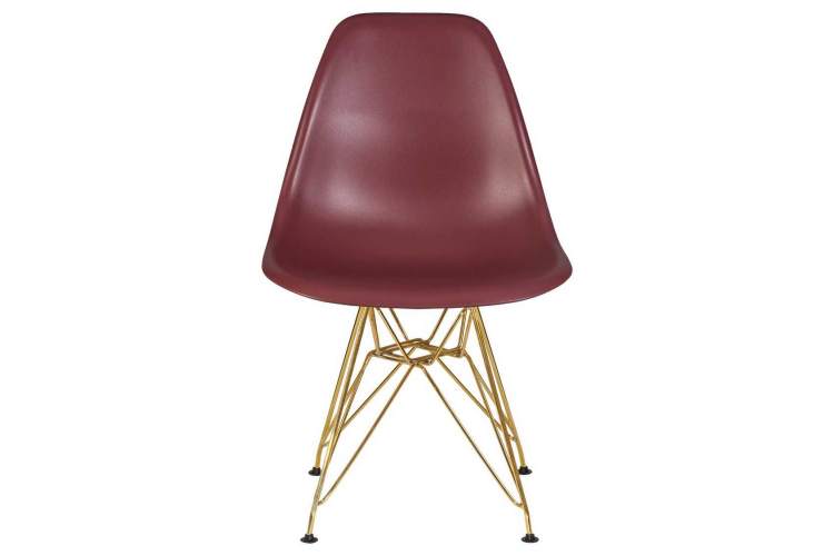 Стул обеденный DOBRIN DSR, ножки золотые, цвет сливовый (R-13)-5