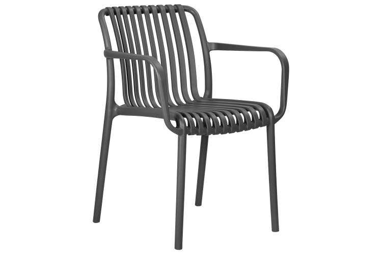 Набор 3 шт Стул обеденный DOBRIN WALTER, темно-серый (GR-04)