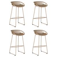 Набор 4 шт Стул барный DOBRIN FRANK, бежевый