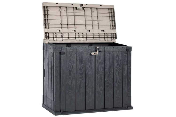 Ящик пластиковый TOOMAX STORA WAY PLUS XL 1270л, антрацит/светло-серый-1