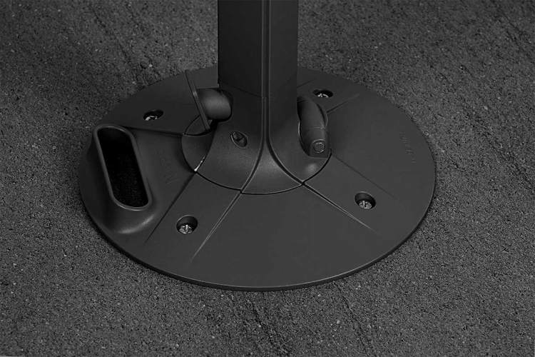 Стол складной квадратный Frasca Mini 70*70, антрацит (база + столешница)-8