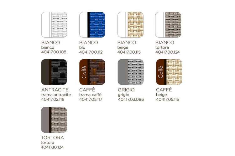 Шезлонг Nardi Omega без подлокотников, антрацит-6