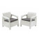 Комплект мебели Corfu Russia duo (2 кресла), белый
