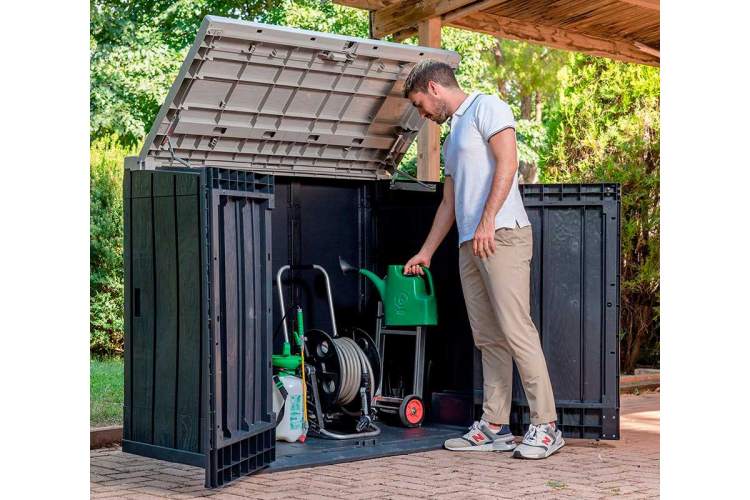 Ящик пластиковый TOOMAX STORA WAY PLUS XL 1270л, антрацит/светло-серый-3