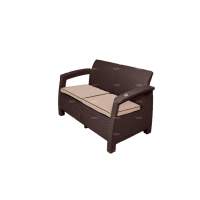 Мебель Tweet Диван 2-х местный, венге пластиковый
