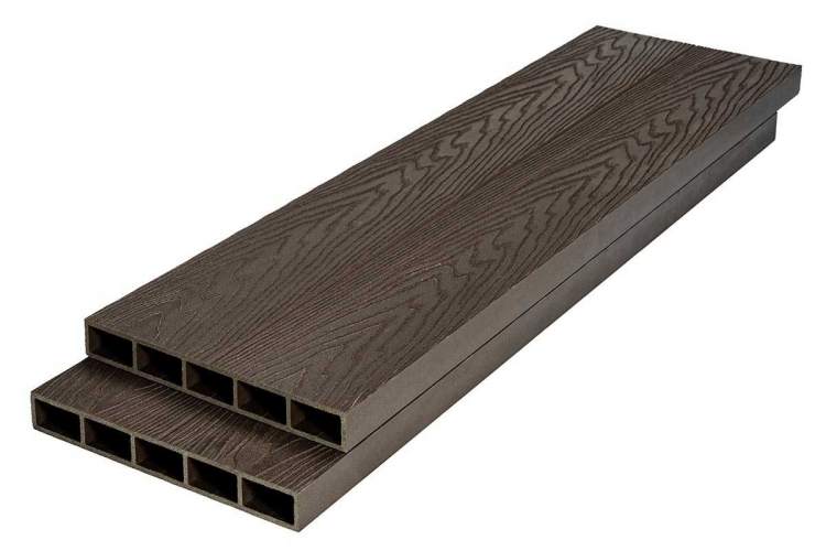 Доска ДПК для грядок Holzhof 225*30*2950мм, тиснение 3D-3