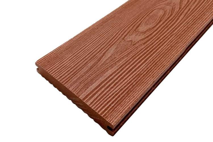 Палубная доска полнотелая из ДПК марки HOLZHOF Solid, 150*18-1