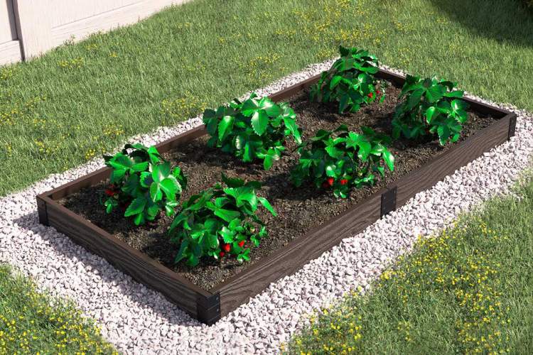 Грядка из ДПК Holzhof 300x100x15 см, венге-1