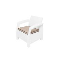 Мебель Tweet Кресло, белый пластиковый