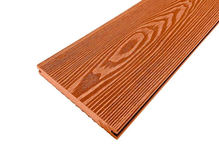 Палубная доска полнотелая из ДПК марки HOLZHOF Solid, 150*18-1