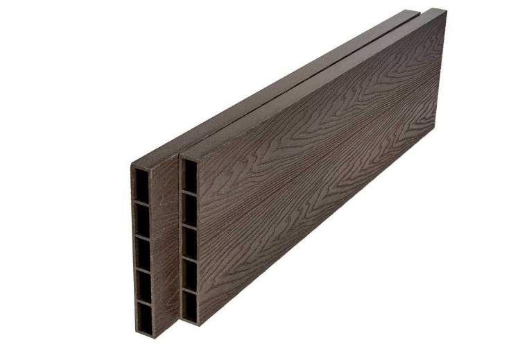 Доска ДПК для грядок Holzhof 225*30*2950мм, тиснение 3D-2