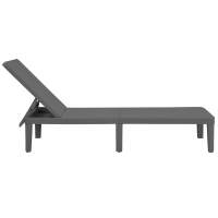 Шезлонг Tweet compact, серый