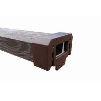 Крепление для перила NauticPrime, ПРЯМОЙ, венге