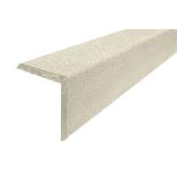 Уголок ДПК равнополочный 57*57*3000мм брашинг, слоновая кость