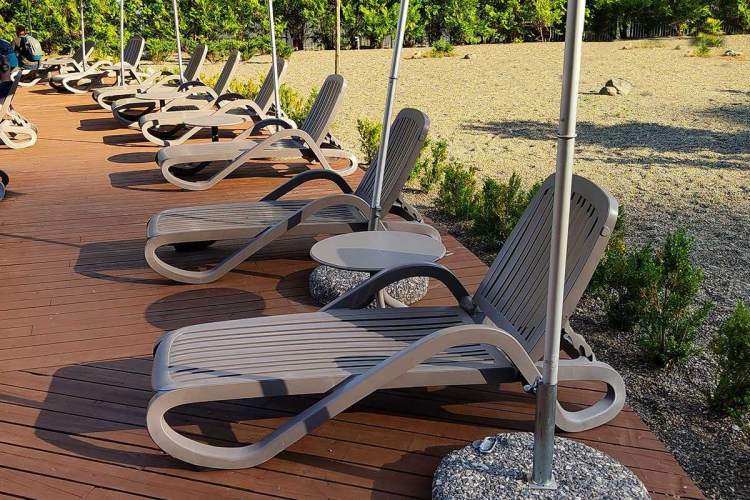 Шезлонг Nardi Eden с подлокотниками, tortora-11