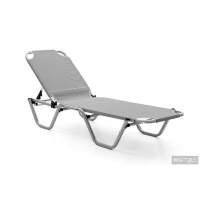 Шезлонг Dias алюминиевый, серый