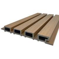 Вертикальная стеновая панель NauticPrime Line ДПК 219*26*3000мм, цвет Тик